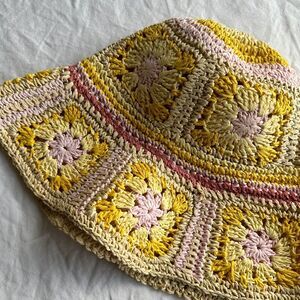 Floral Crochet Sun hat